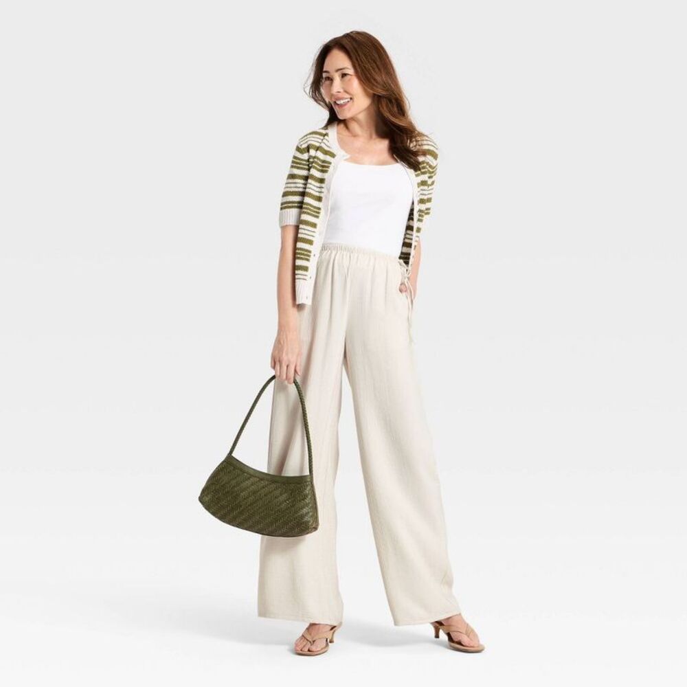 a new day Wide Leg Pull-On Pants in Light Beige - Picture 3 of 3